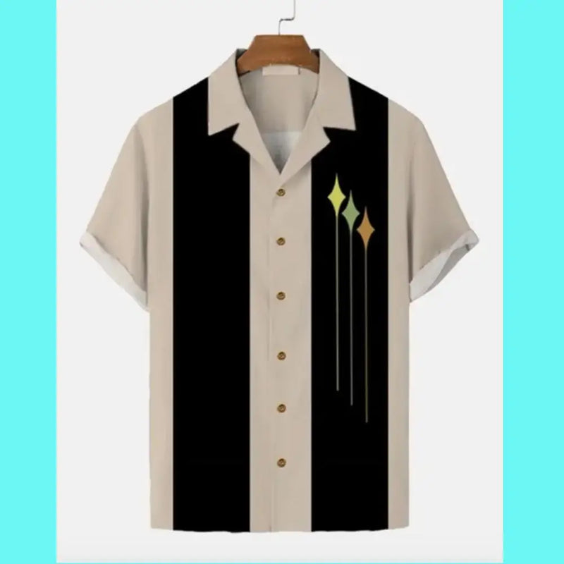 Stripes Simple Casual Dress Shirts European Size Men's | SAMAG