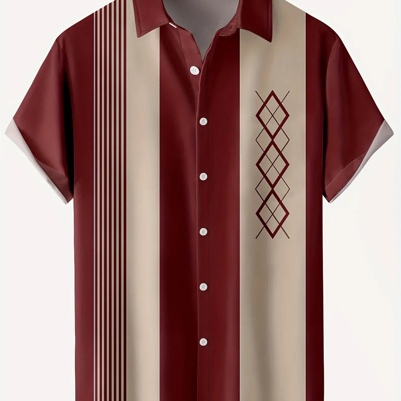 New Hawaii Men's Vintage Shirts Casual Breathable Short | SAMAG