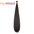 22-28Inch Straight Pony Hair Bundles Crochet Braids Hair Silky Colorful Synthetic Braiding Hair Ombre Synthetic Hair For Women