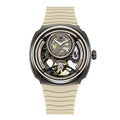 Daniel Gorman Men Automatic Mechanical Watch 5ATM Waterproof Skeleton Hollow Dial Silicone Strap Sports - Visuel 7 | SAMAG