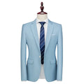 22 Color Men's Suit Jacket, Single Button V-neck Dress Coat Black Blue Red Slim Blazer Asian Size Terno Masculino, M-5XL 6XL