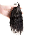 Afro Kinky Bulk Human Hair 50 Gram 100 Real Remy Mini Twist Dreadlock Natural Black Unprocessed Soft Texture Pre Stretched