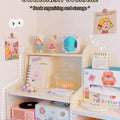 INS Desktop Storage Box 2 Layers Home Bedroom Dresser Skin Care Products Lipstick Shelf Study Stationery Books Sundry Organizer