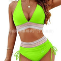 Women's Sleeveless High Waist Halter Neck Bikini | SAMAG