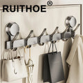 No Drill Wall Mount Door Hooks Suction Cup Robe for Kitchen Bathroom Adhesive Key | SAMAG