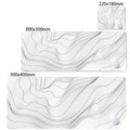 XXL Desk Mat Black And White Strata Liquid Mousepad Large Abstract Mouse Pad Gaming Deskmat With Lockedge Office Non-slip Carpet
