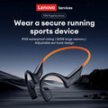 Lenovo S106 True Bone Conduction Wireless Earphones Bluetooth 6.0 IPX8 Swimming Headphones Waterproof Sports Cycling Headset New