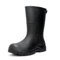Stylish Men's Tall Rain Shoes New Cinch-Top Waterproof Non-Slip Mid-Calf Boots for Work Fishing Kitchen Use
