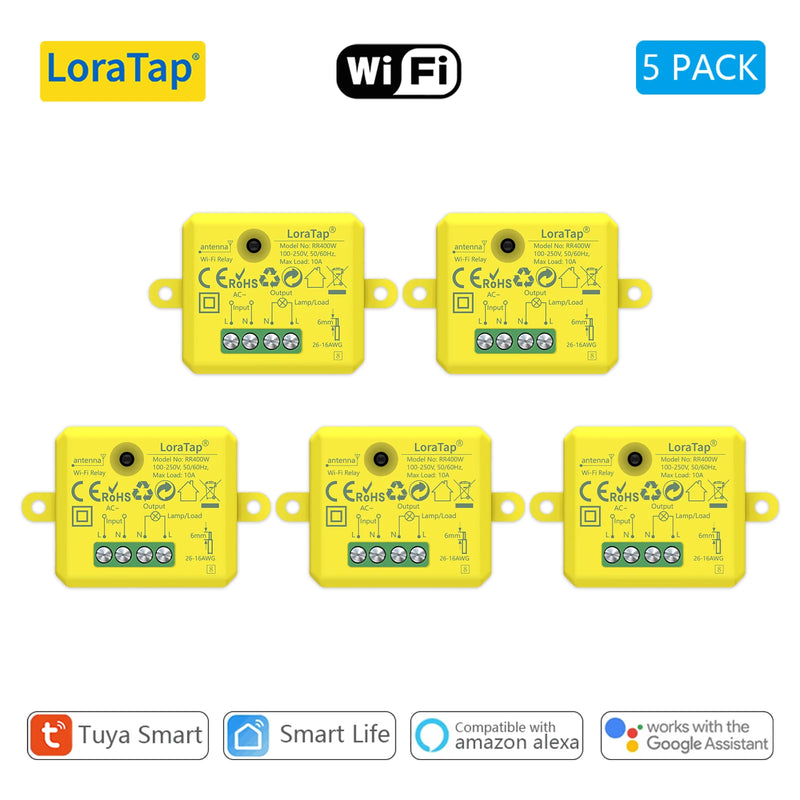 LoraTap Mini DIY Module Wifi Light Switch Wireless APP Remote Control Switch 220V Smart Home Electrical Switches