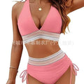 Women's Sleeveless High Waist Halter Neck Bikini | SAMAG