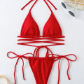 Sexy Micro Bikini Criss Cross Swimwear Bandage Woman | SAMAG
