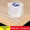 Kids Collision Proof Table Edge Guard Tape Self Adhesive Transparent Protective Strip Baby Safety Soft Furniture Corner Bumper