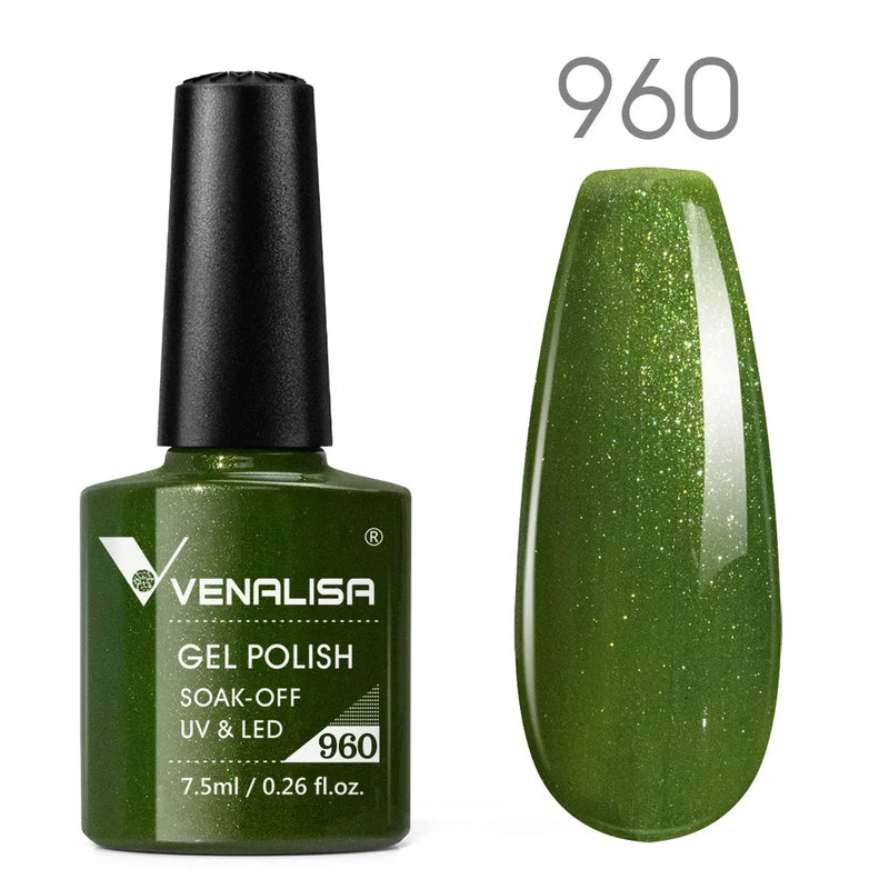 VENALISA Non Cleansing Topcoat Nail Art 7.5ml Soak off Base Coat Foundation No Wipe Top Coat Nail Gel Funny Bunny Gel Varnish