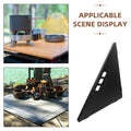 Outdoor Folding Table Accessory, Camping Table Corner Extension Board, Foldable L-Shaped Connector Tray For Space Optimization,