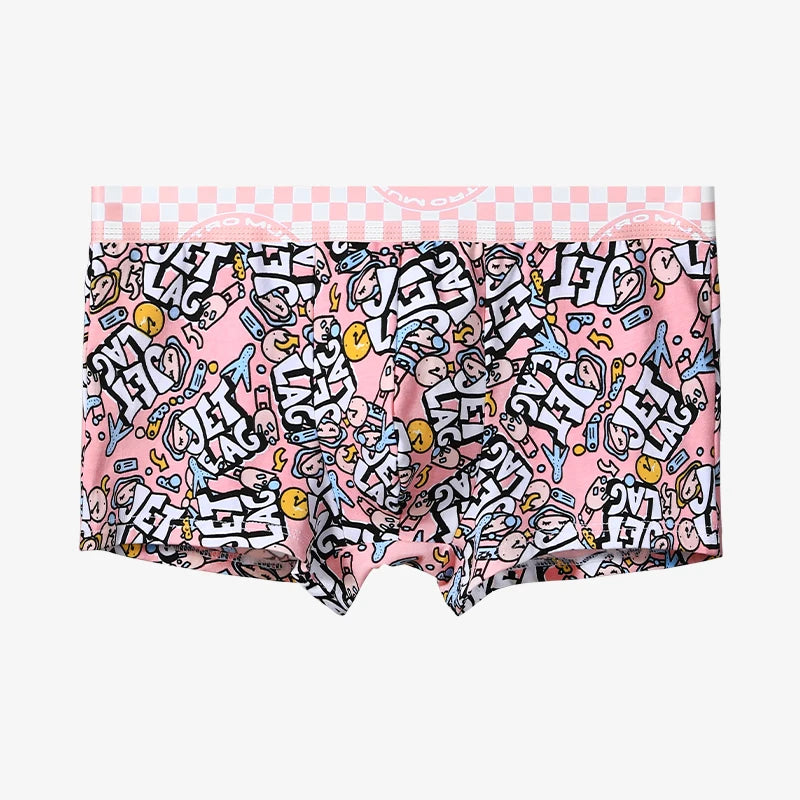 Men's Pure Cotton Underwear, Antibacterial Boxer Shorts, Large Size Youth Boxer Briefs, Men's Sports Comfortable Underwear