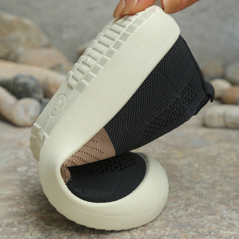 Women's Shoes Summer 2026 Single Shoes Dual-Tone Breathable Design Petite Fragrance Style Comfortable Footwear Shoes Woman
