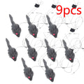 2 PCS Adjustable Hanging Cat Toy Interactive Mouse Toys Hanging Door Retractable Plaything Funny Kitten Scratch Rope Mouse Toy