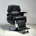 Heavy Duty Hydraulic Barber Chair Reclining PU Leather Styling Chair Removable Headrest Hairdressing Beauty Salon Furniture