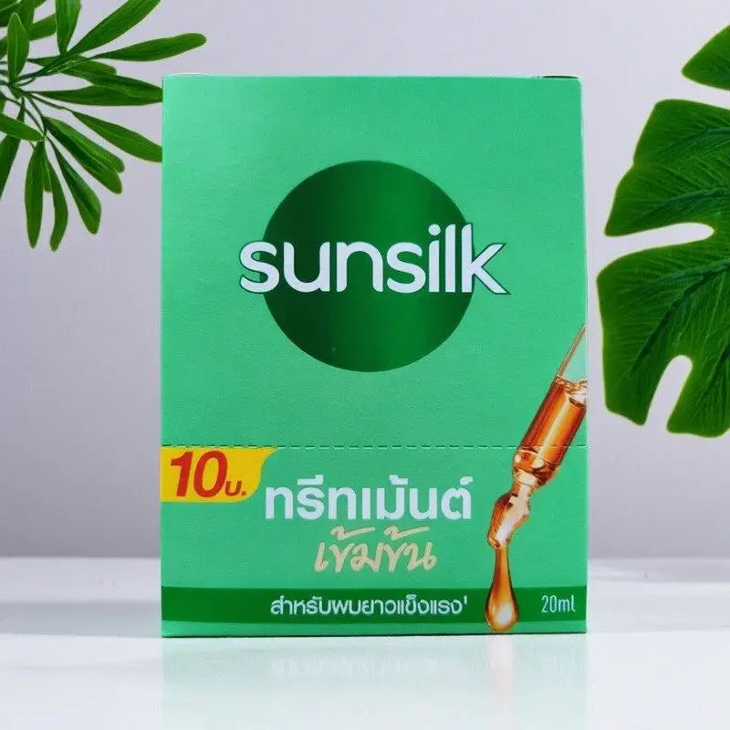 Thai Sunsilk Hair Mask 20ml x 10pcs, Repairs & Smooths Damaged & Frizzy Hair, Nourishing Leave-In Conditioner