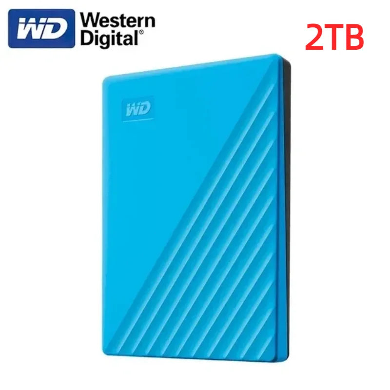 2026 Western Digital WD 500GB 1TB 2TB My Passport Portable External Hard Drive USB 3.0 High Speed HDD for Laptop PC Computers