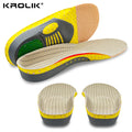 Krolik Orthotic Gel Insoles For Sneaker Orthopedic Flat Foot Cushion Insert Arch Support Pad Foot Pain-relieving Man Women