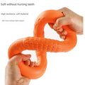 Waterproof Floating EVA Dog Training Flyer Interactive Tug Ring Chew-Resistant Flying Disc Multi-Functional Fitness Toy for Pets