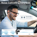 Newest K30 Bluetooth Headset Wireless Headphones Dual-Mic Mute Noise Cancelling Earpiece Handsfree Earphones for Driver Office