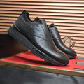 BLLIYOSS 1895 Men Shoes 2025 new Calf leather stitching  high quality Three dimensional relief sculpture Embossed badge pattern