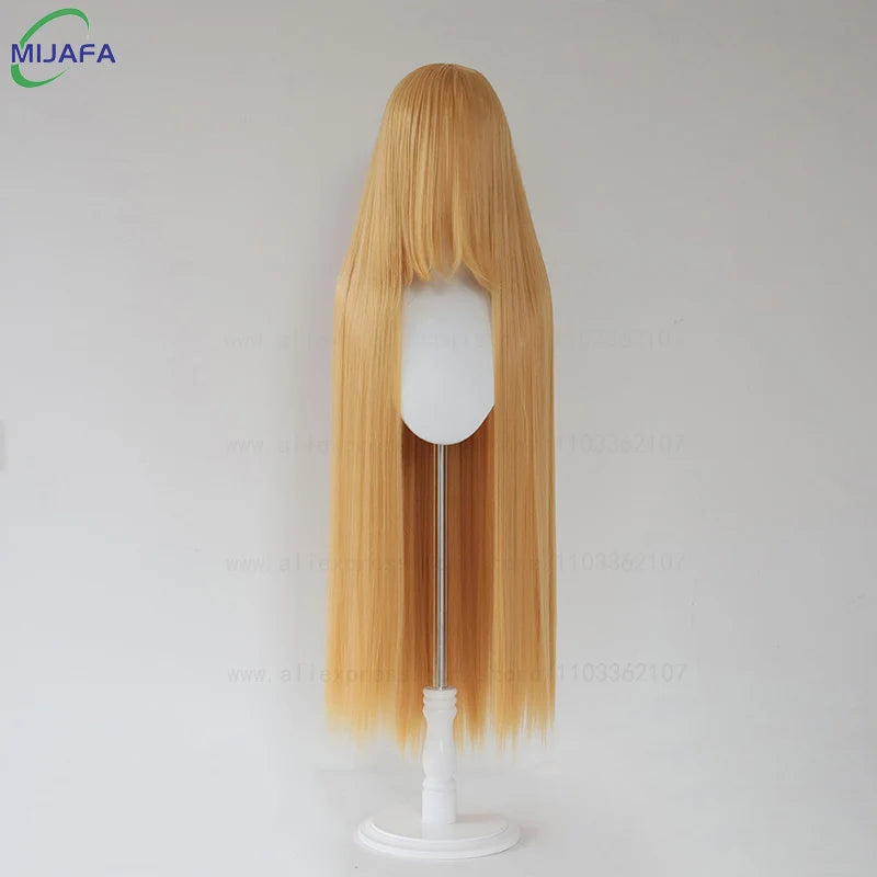 Very High Quality 600g 68 Colors 40 Inch 100cm Long Straight Cosplay Wig With Bangs Heat Resistant Hair Anime Wigs + Wig Cap