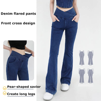 Casual Jeans Women's Activewear Bell Bottom Pants | SAMAG