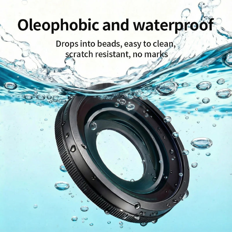 185° Ultra Wide Angle Lens for DJI Osmo Action 6 HD Optical Glass Filter Action Camera Accessories Quick Install