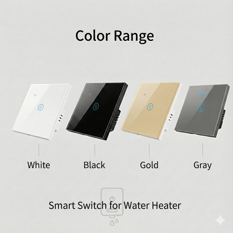 Smart WiFi Boiler Switch 20A/40A for Water Heater & Air Conditioner - Tuya Smart Life App, Works with Alexa & Google Home