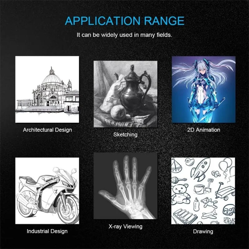 LED Graphic Tablet Writing Painting Light Box Tracing Board Copy Pads Digital Drawing Tablet Artcraft A4 Copy Table LED Board