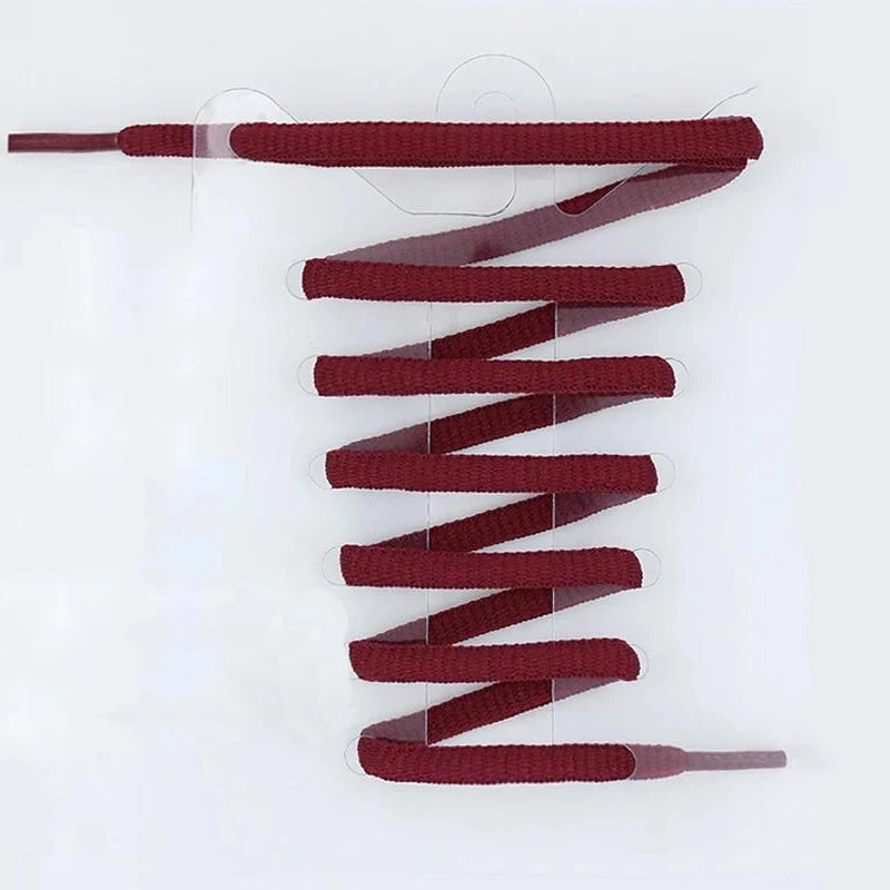 20 Colors of High-Quality Semi-Circular Shoelaces for Sneakers and Basketball Shoes 1Pair