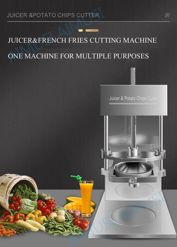 Electric Potato Cutter Shredder French Fries Slicer Potato Chips Making Machine Kitchen Tools