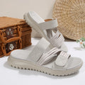2026 Women's Thick Sole Slippers Sandals Plus Size Lightweight Sweet Slipper Beach Sandal for Woman Sandalias De Mujer Verano