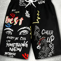 Model Men's Casual Shorts, 3D Print, Street Fashion | SAMAG