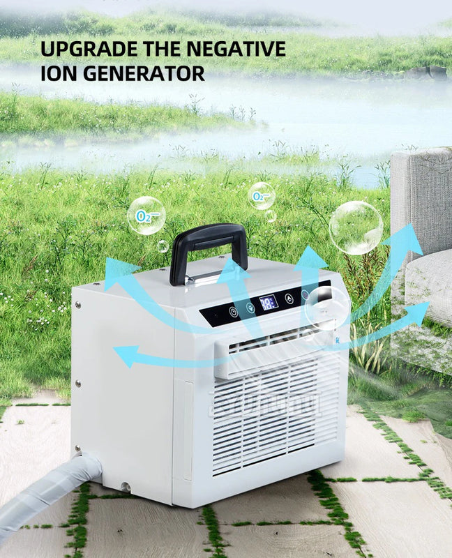 3000BTU Split Mobile Air Conditioner Remote Control Portable Small Air Conditioning Machine Climatiseur Maison
