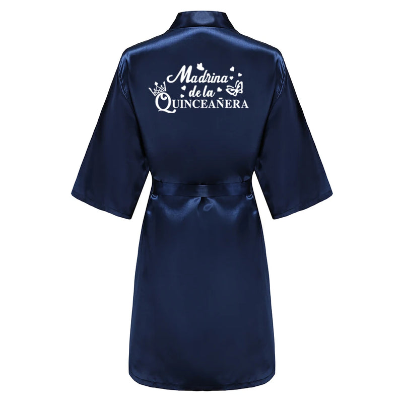 Mis Quince Años Bathrobe Mama de la Quinceañera Robe | SAMAG