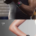 Multifunctional Smart Watch Men Women Bluetooth Connected Phone Music Fitness Sports Bracelet Sleep Monitor Y68 Smartwatch D20