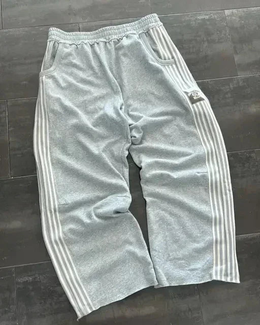 American Cartoon Graffiti Sweatpants Y2K Pants Mens Gothic Hip Hop Cartoon Retro Baggy Elastic Waist Jogging Casual Trousers