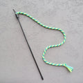 3PCS Cotton Rope Cat Wand Toys Cat Stick Toys Interactive Cat Toy Kitten Playing Teaser Wand Toy Cat Supplies Accessories