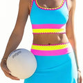 Women's Bikinis And Tankinis High Waist Color-blocked | SAMAG