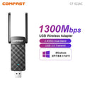 COMFAST 2.4G&5G WiFi Adapter USB3.0 Free Drive Dongle AC1300 Wireless Network Card for Win XP/7/8/10/11 Kali Linux | SAMAG