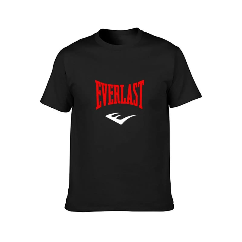 EVERLAST BOXING LOGO T-Shirt anime clothes vintage graphic tee baggy shirts plain black t shirts men