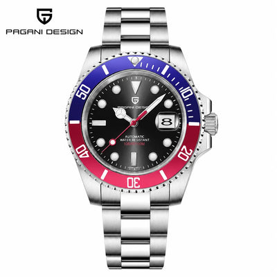PAGANI DESIGN Men Watches Automatic Watch Mechanical Sapphire Glass Stainless Steel Luminous Date Luxury Wris | SAMAG