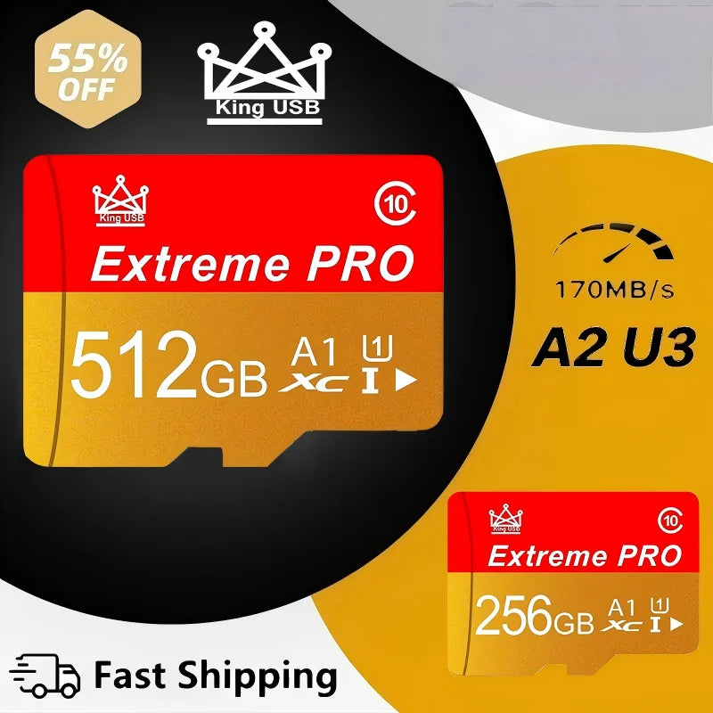 New style 256GB 512GB Memory Cards 256GB 128GB 64GB High speed mini sd 32GB class 10 mini sd card Cartao de Memoria TF Card For