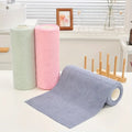 1 roll/20 reusable microfiber cleaning cloths - kitchen towels, multi sided household cloths