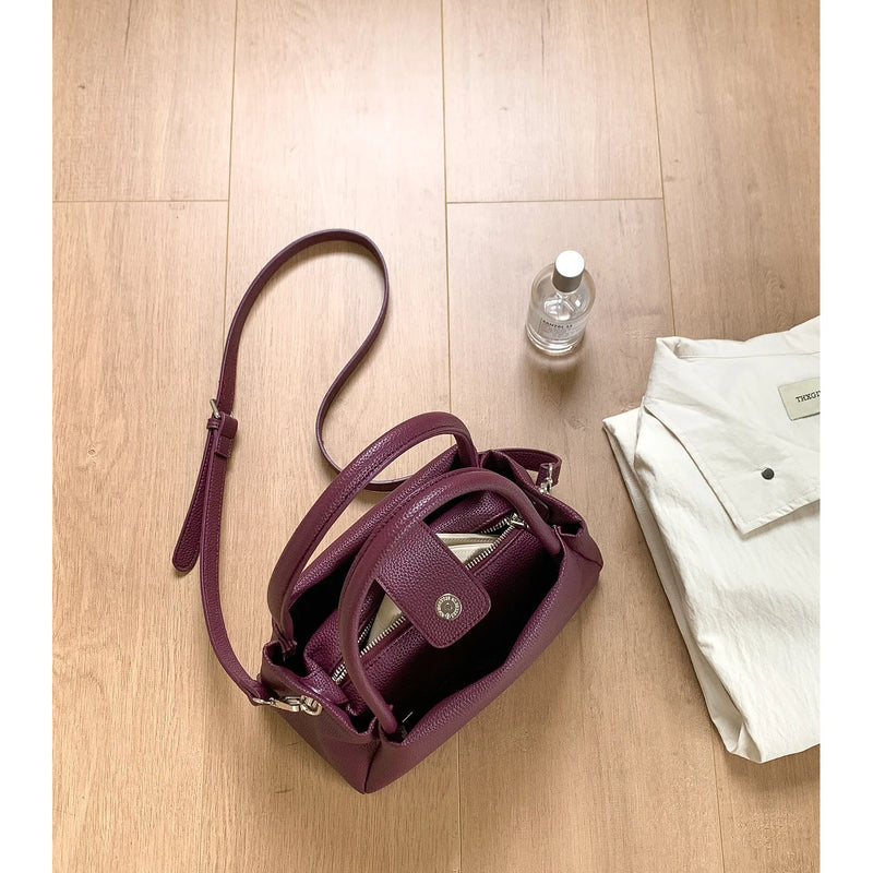 Vintage Ladies Messenger Bag New Boston Handbags for Women shoulder bags PU Leather Luxury Square Bag small female totes