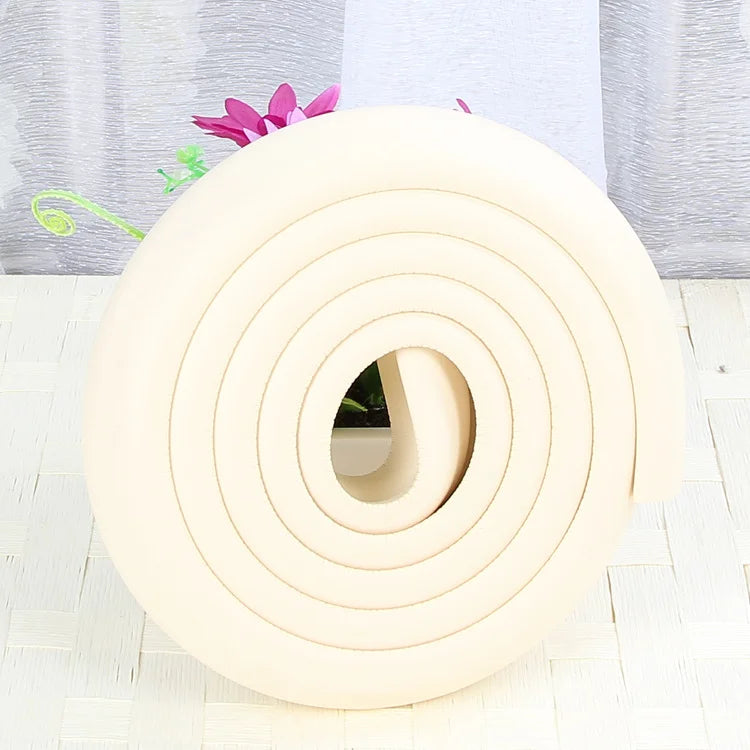 2M/78.74in Soft Safety Desk Table Edge Guard Strip Security L-ShapedProtection Bumper Edge Angle Home Anti-collision Strip